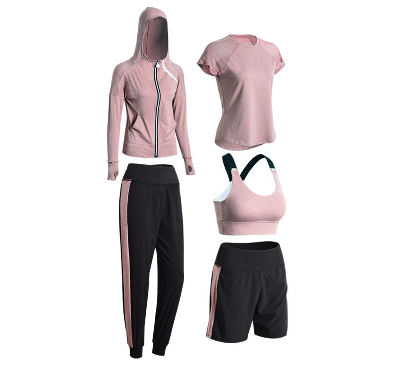 Sports Suit Women Fall Winter Loose Net Celebrity Sexy Slimming Gym Quick-Drying Running Professional High-End Yoga Clothes Women