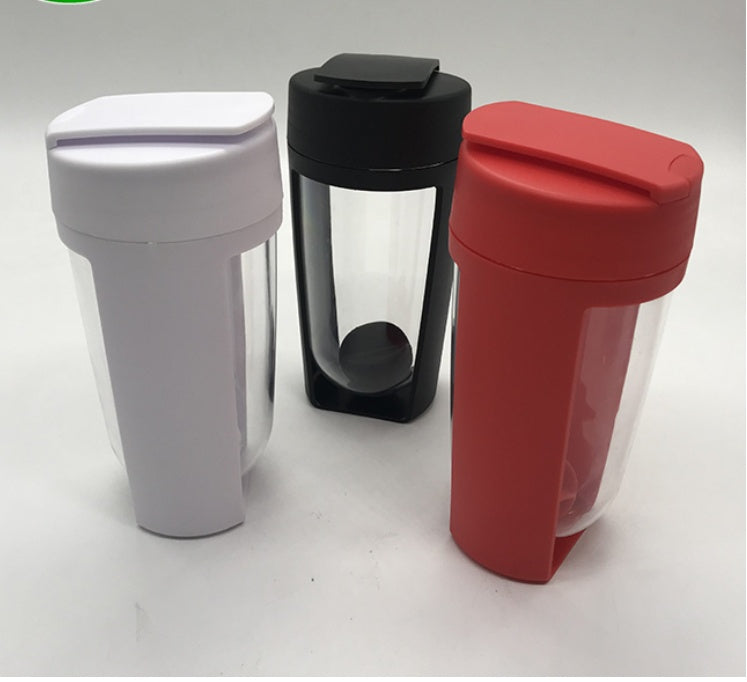 Fitness Plastic Cup Protein Powder Milkshake Mixing Cup With Ball