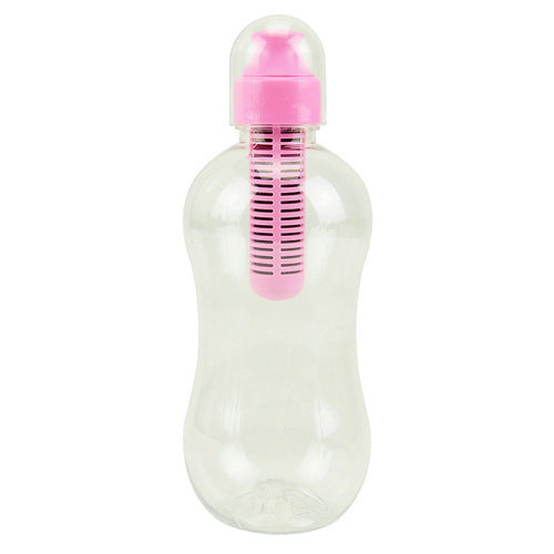 Activated carbon filter water bottle