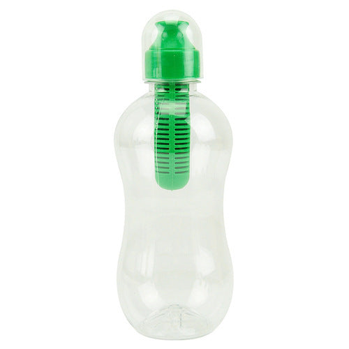 Activated carbon filter water bottle