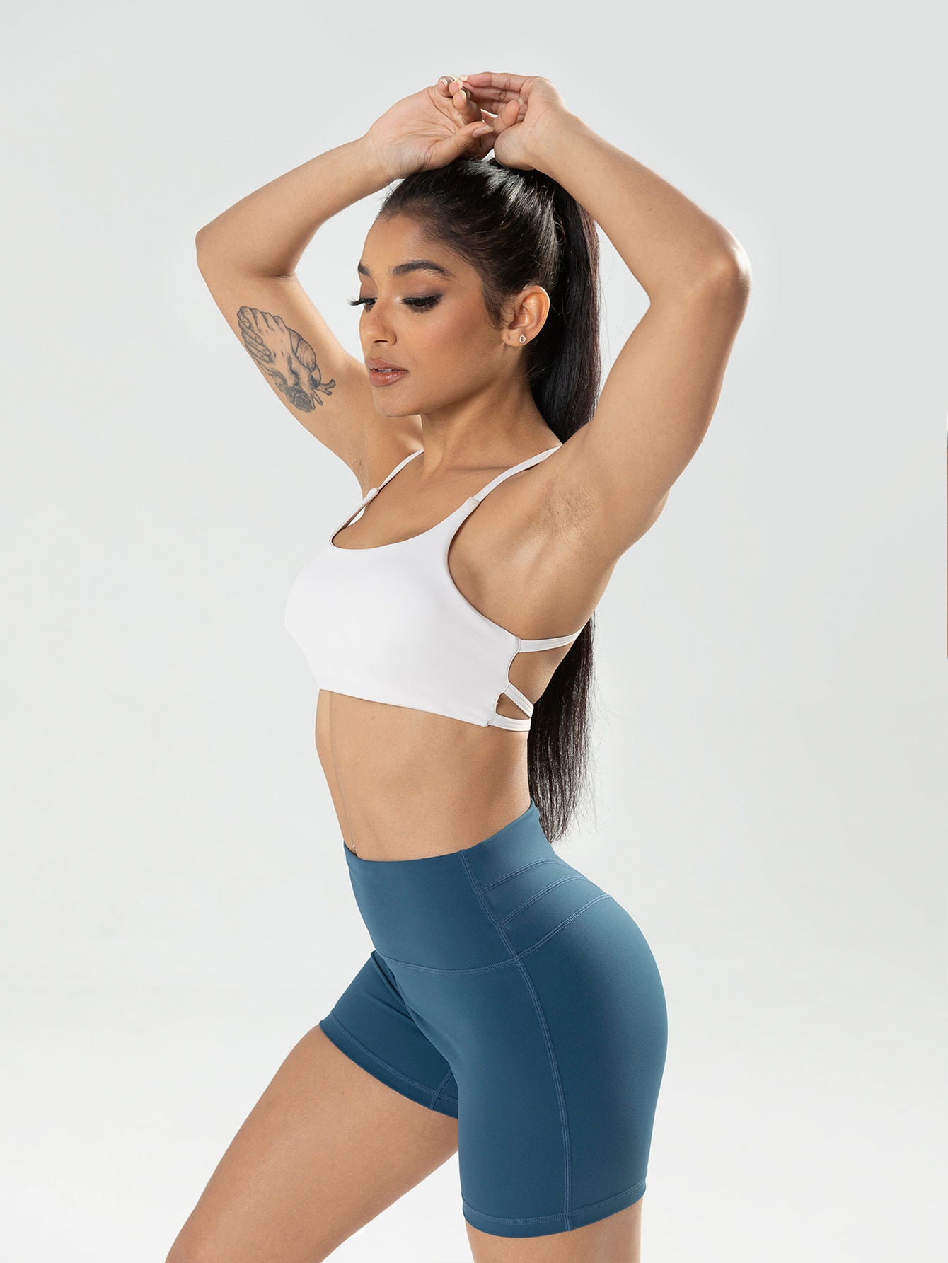 3 Pack Sports Bra For Women,Padded Strappy Sports Bra With Removable Cups Medium Support Workout Yoga Gym Bra