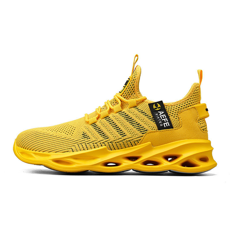 Mesh Breathable Casual Men's Korean Style Plus Size Light Running Shoes