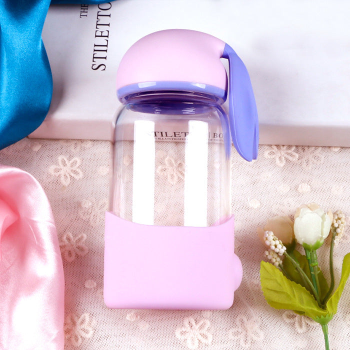 Bunny Borosilicate Glass Water Bottle