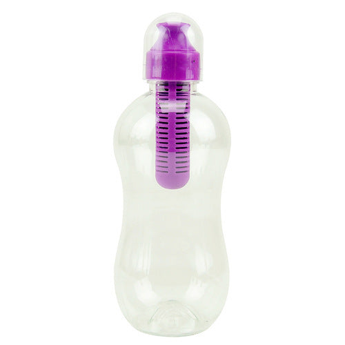 Activated carbon filter water bottle