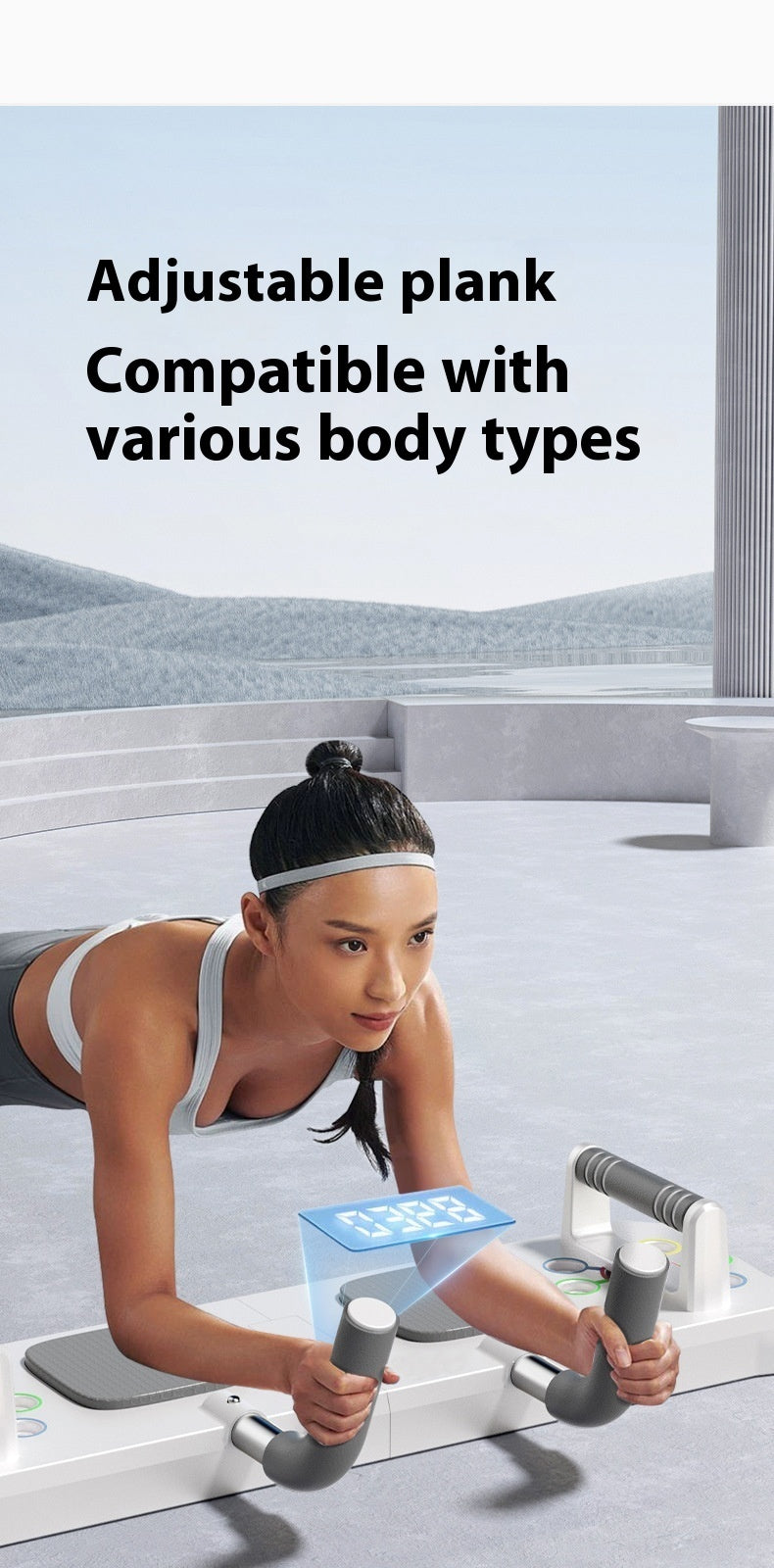 Push Up Bar Flat Support Training Fitness Equipment