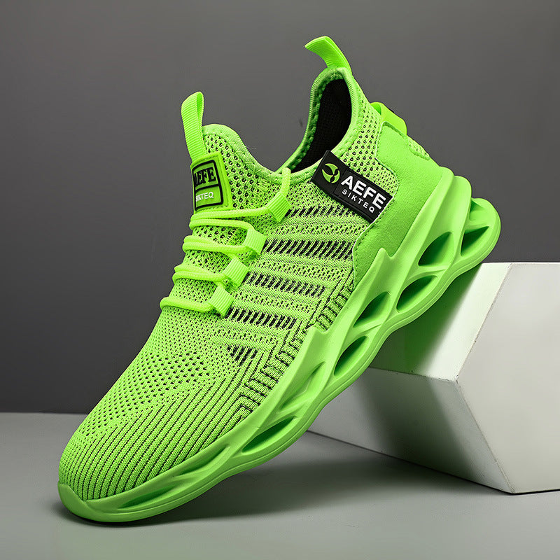 Mesh Breathable Casual Men's Korean Style Plus Size Light Running Shoes