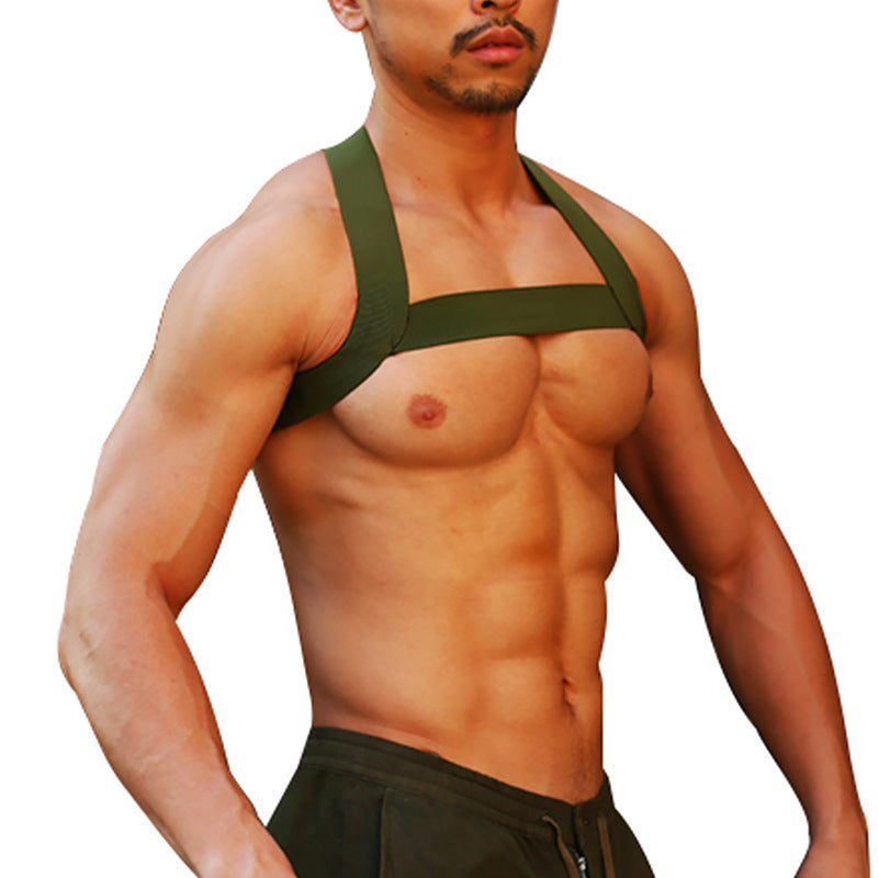 Men's Minimalist Elastic Chest Lifting And Large Chest Strap