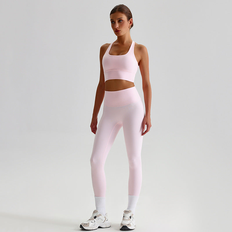 Yoga Clothes Suit Naked Women Feeling Beautiful Back