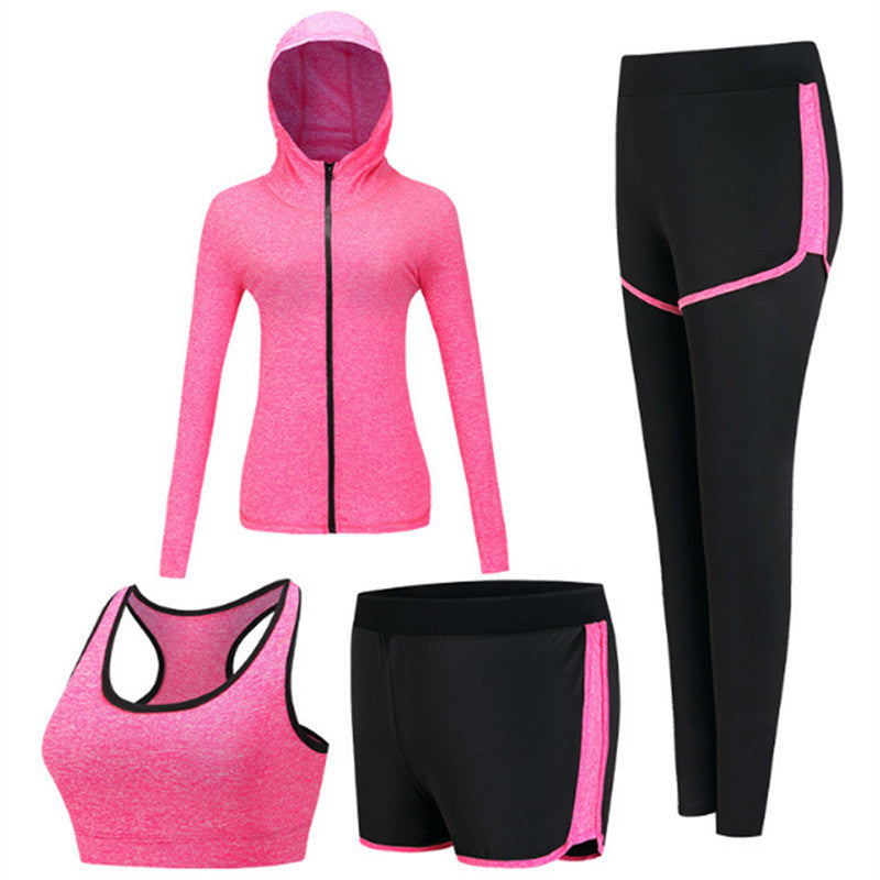 Fashion Yoga Clothes Authentic Suit Ladies New Quick-Drying Slimming Spring And Summer Long-Sleeved Gym Running Sportswear