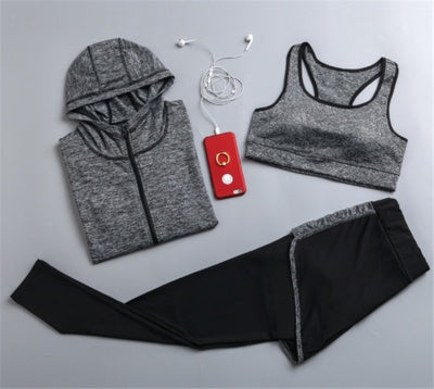 Fashion Yoga Clothes Authentic Suit Ladies New Quick-Drying Slimming Spring And Summer Long-Sleeved Gym Running Sportswear
