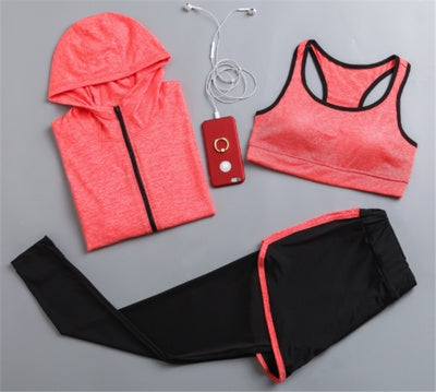 Fashion Yoga Clothes Authentic Suit Ladies New Quick-Drying Slimming Spring And Summer Long-Sleeved Gym Running Sportswear