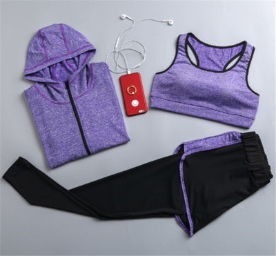Fashion Yoga Clothes Authentic Suit Ladies New Quick-Drying Slimming Spring And Summer Long-Sleeved Gym Running Sportswear