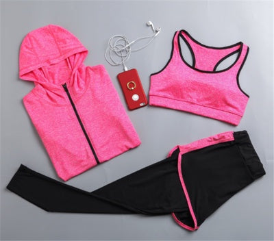 Fashion Yoga Clothes Authentic Suit Ladies New Quick-Drying Slimming Spring And Summer Long-Sleeved Gym Running Sportswear