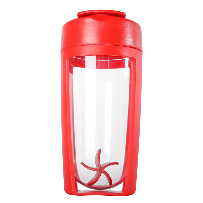 Fitness Plastic Cup Protein Powder Milkshake Mixing Cup With Ball
