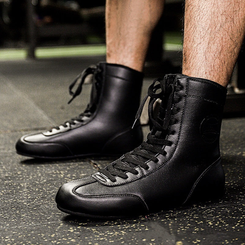 Professional Boxing Shoe Male Professional Wrestling Shoes Indoor Training