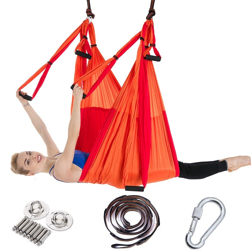Full Set Of Aerial Yoga Hammock 6 Handles Without Elasticity