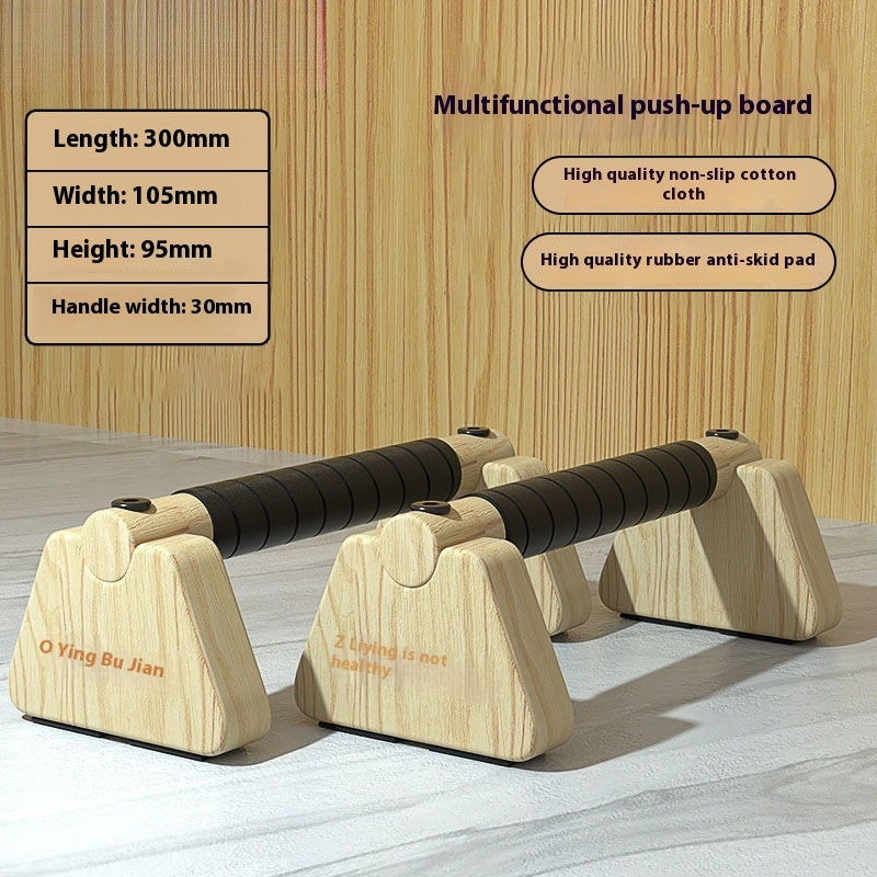 Push-up Russian-style Stand Wooden Training Equipment