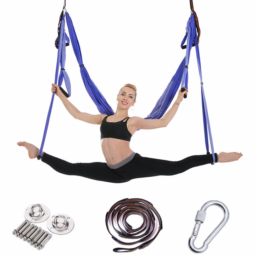 Full Set Of Aerial Yoga Hammock 6 Handles Without Elasticity