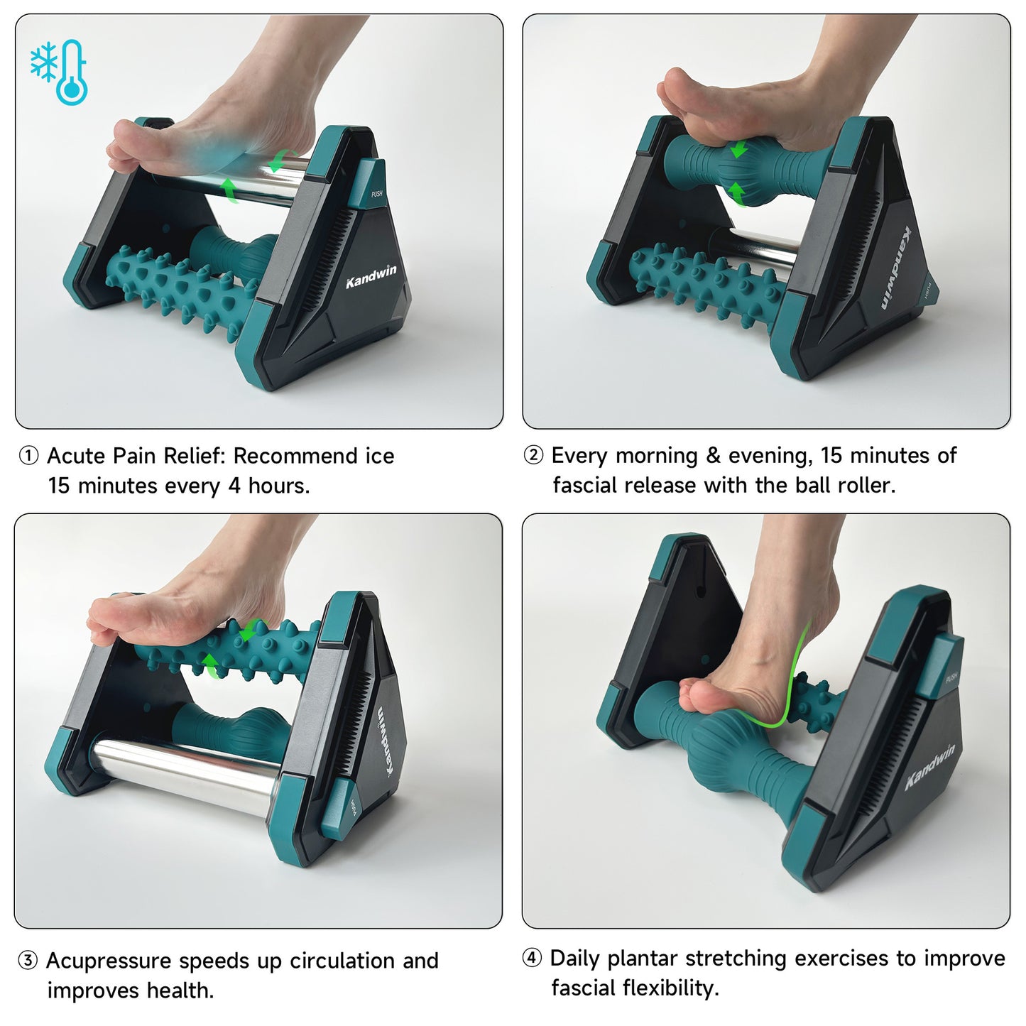 Foot Massage Device Ice Compress To Relieve Foot Fascia Three-in-one