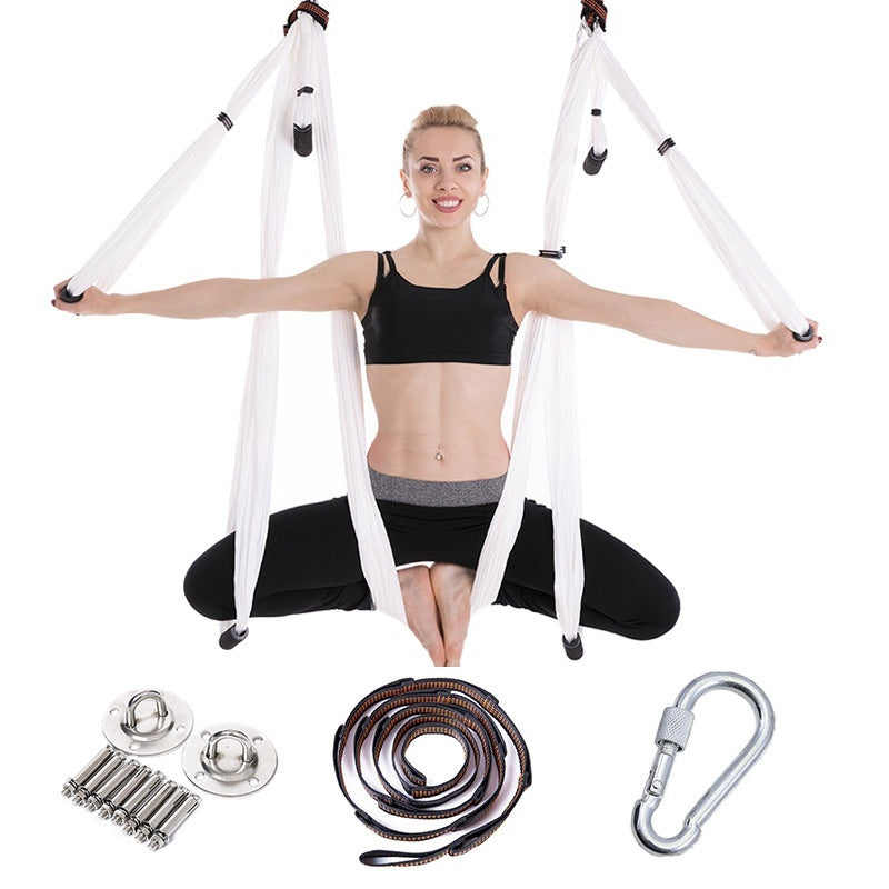 Full Set Of Aerial Yoga Hammock 6 Handles Without Elasticity