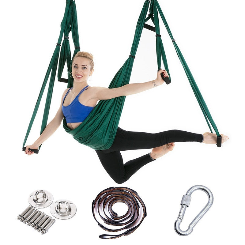 Full Set Of Aerial Yoga Hammock 6 Handles Without Elasticity