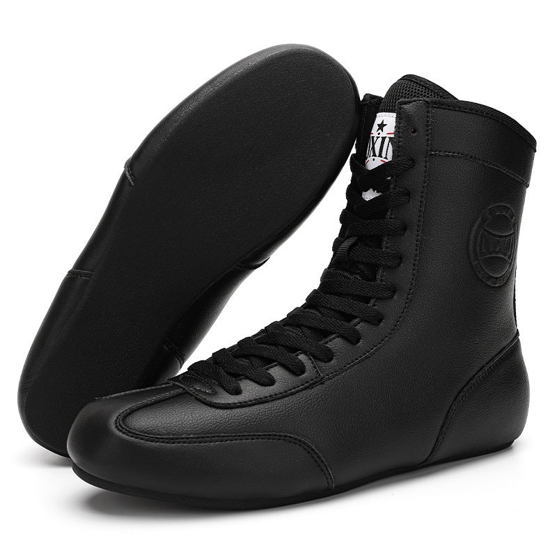 Professional Boxing Shoe Male Professional Wrestling Shoes Indoor Training