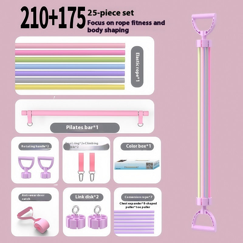 Multifunctional Training Pulling Rope Home Fitness Equipment Female Chest Expander Suit