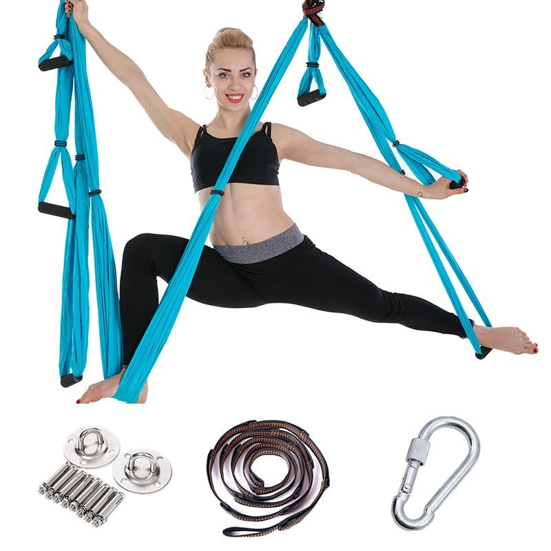 Full Set Of Aerial Yoga Hammock 6 Handles Without Elasticity