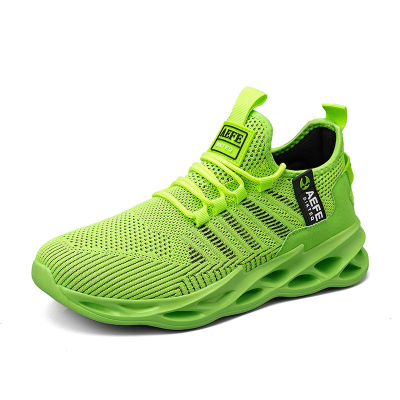 Mesh Breathable Casual Men's Korean Style Plus Size Light Running Shoes