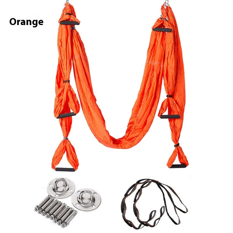 Full Set Of Aerial Yoga Hammock 6 Handles Without Elasticity