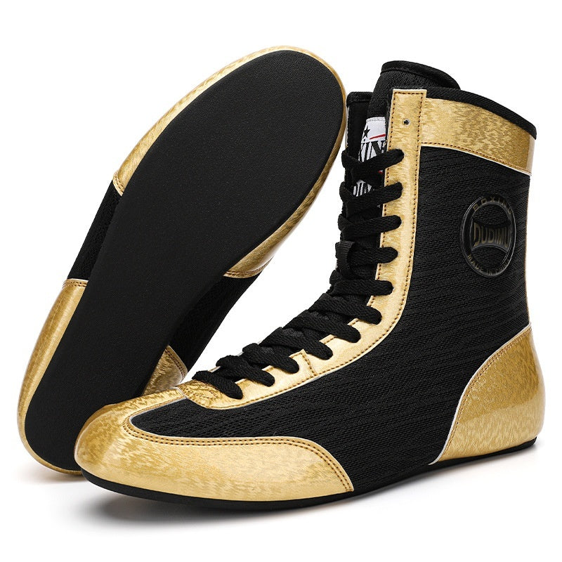 Professional Boxing Shoe Male Professional Wrestling Shoes Indoor Training
