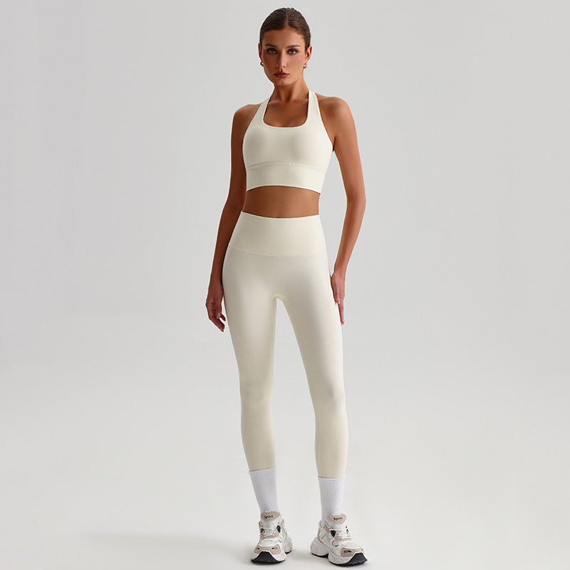 Yoga Clothes Suit Naked Women Feeling Beautiful Back