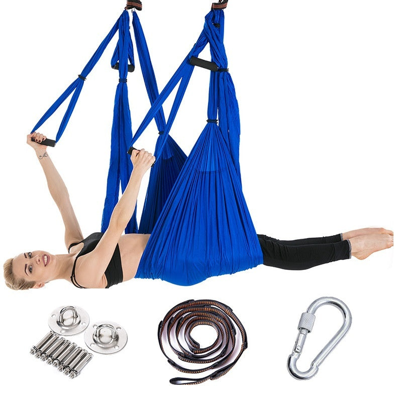 Full Set Of Aerial Yoga Hammock 6 Handles Without Elasticity