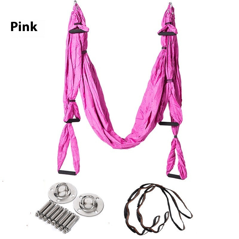 Full Set Of Aerial Yoga Hammock 6 Handles Without Elasticity