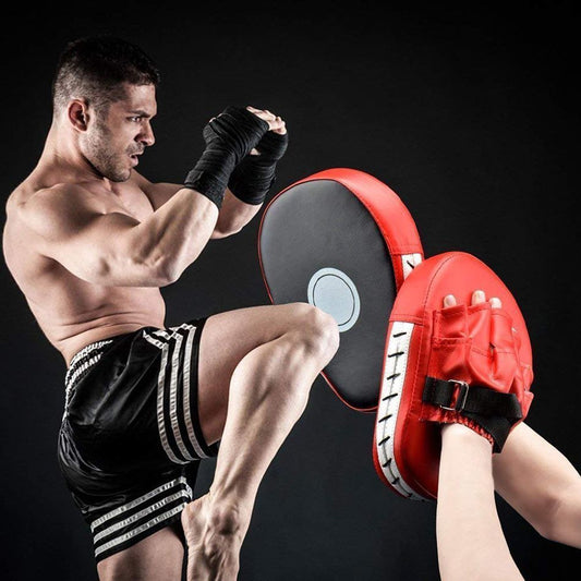 Children's Boxing Arc-shaped Hand Target Taekwondo Sanda Household Professional Training Equipment