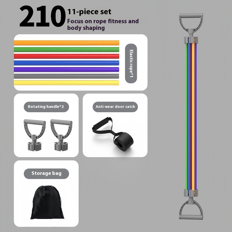 Multifunctional Training Pulling Rope Home Fitness Equipment Female Chest Expander Suit