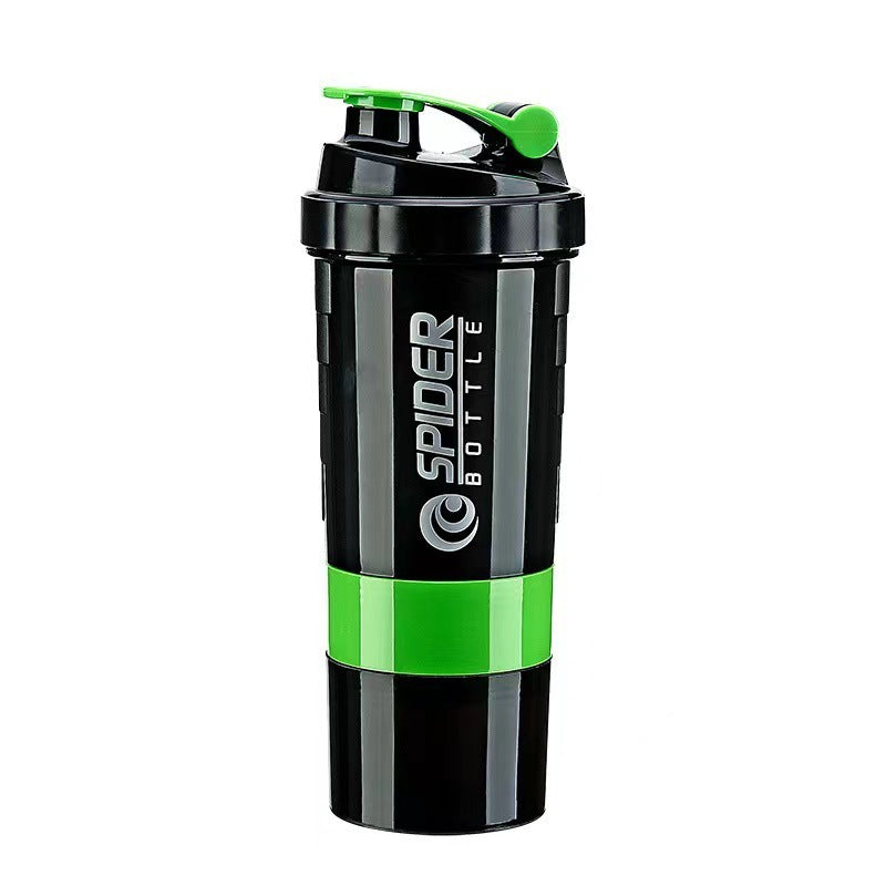 500ML Three-layer Portable Protein Powder Shake Cup