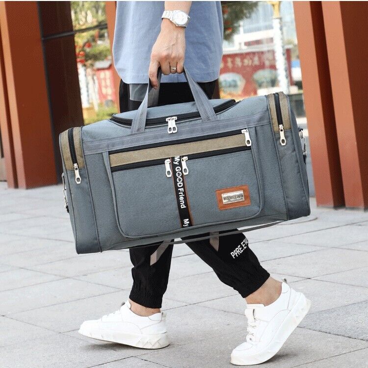 Men Extra Large Big Sports Gym Holdall Bag Travel Work Cabin Barrel Bag
