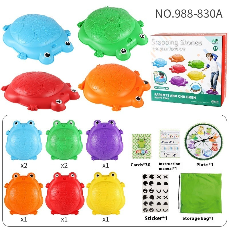 Kindergarten Indoor And Outdoor Sensory Training Balance Equipment Children's Foot Over Bridge Stone Sports Toys